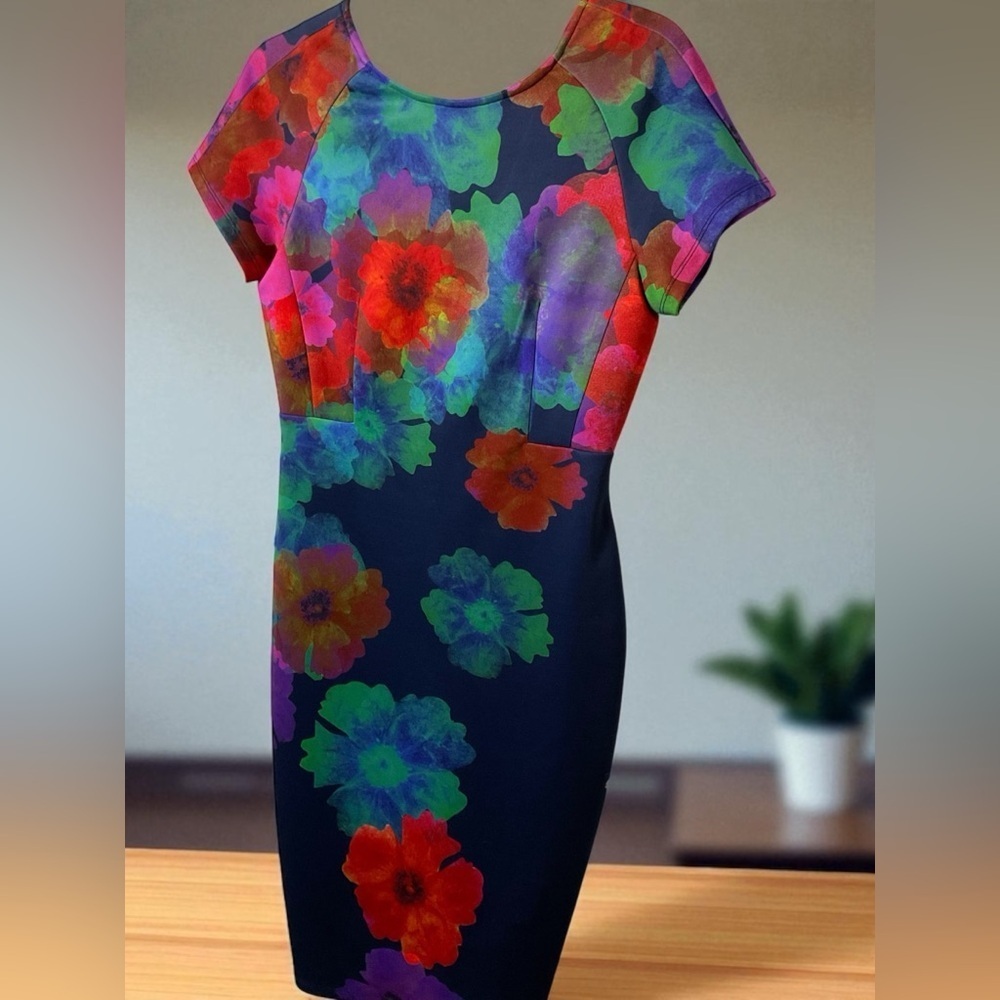 Felicity & Coco Multicolor Floral Mini Dress - Picture 14 of 14